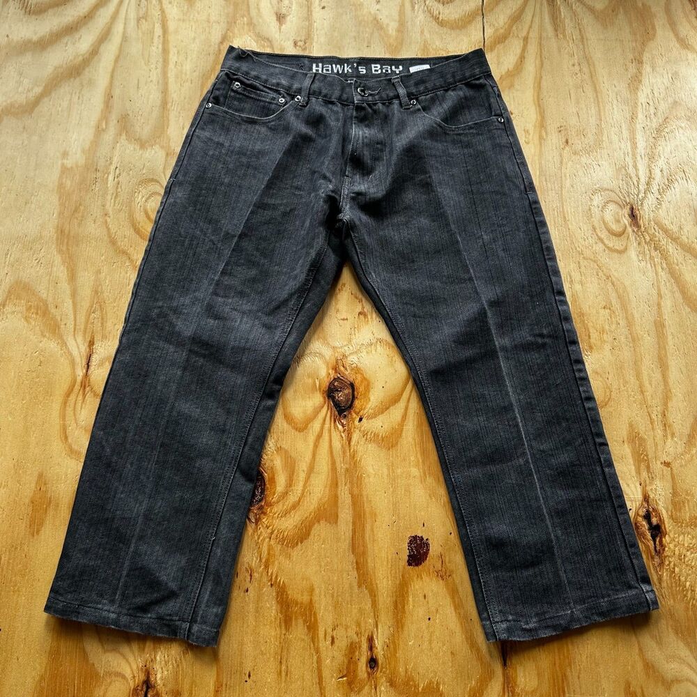 Hawk's Bay Dark Wash Denim Cropped Capris - 32